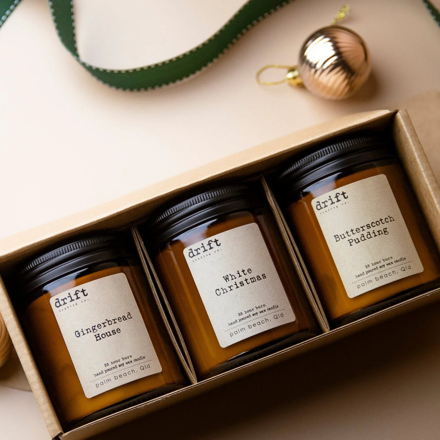 Christmas Candle trio gift pack