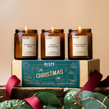 Christmas Candle trio gift pack